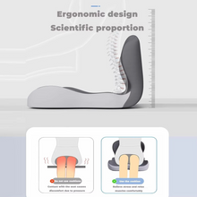 Load image into Gallery viewer, Ergonomic Seat Cushion with Backrest for Office and Home Chairs, Soft Support for Hip and Lower Back Comfort
