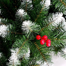 Load image into Gallery viewer, Artificial Christmas Tree with White Pinecones and Red Berries – PVC Holiday Decoration 4 ft to 10 ft
