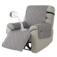 Load image into Gallery viewer, Waterproof Recliner Cover, Anti-Slip Furniture Protector for Pets and Kids, 1 Seater Armchair Slipcover
