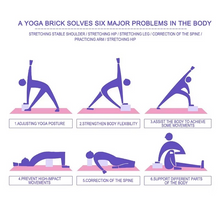 Load image into Gallery viewer, EVA Foam Yoga Block for Home Workouts, Pilates, and Bodybuilding
