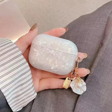 Load image into Gallery viewer, Dreamy Pearl Shell Soft Case with Keychain for AirPods
