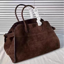 Load image into Gallery viewer, Suede Commuter Tote Bag for Women, Large Capacity Luxury Minimalist Shoulder Tote

