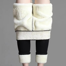 Load image into Gallery viewer, Ultra Cozy High-Waist Velvet Cashmere-Lined Winter Leggings
