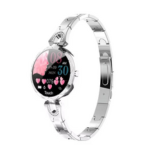 Load image into Gallery viewer, Luxury Women’s Smart Fitness Watch with Crystal Design and Health Tracking
