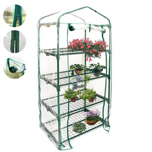 Load image into Gallery viewer, Adjustable Waterproof Plant Cover for Garden, Multi Layer Frost Protection Greenhouse for Vegetables and Flowers
