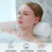 Load image into Gallery viewer, Luxury Bath Spa Pillow with Air Mesh Technology for Neck, Head, and Back Support
