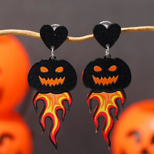 Load image into Gallery viewer, Halloween Acrylic Earring Set of 8 Pairs
