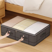 Load image into Gallery viewer, Heavy Duty Foldable Under Bed Storage Bag with Large Clear Window
