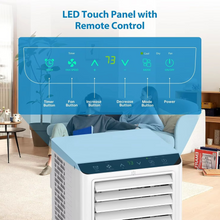 Load image into Gallery viewer, 8000 BTU Portable Air Conditioner with Remote, Dehumidifier &amp; 24-Hour Timer
