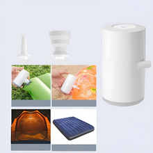 Load image into Gallery viewer, Portable Mini Air Pump with Rechargeable SOS Light for Camping and Outdoor Use
