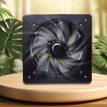 Load image into Gallery viewer, 16" 750W Industrial Axial Exhaust Fan with Square Frame and Low Noise Design

