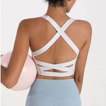Load image into Gallery viewer, Seamless Sports Bra for Women Push Up Yoga and Running Top

