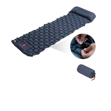 Load image into Gallery viewer, Inflatable Camping Sleeping Pad with Built-in Pillow Self-Inflating Air Cushion for Hiking and Outdoor Travel
