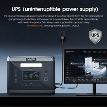 Load image into Gallery viewer, High-Capacity 2160Wh Portable Power Station with 2400W AC Output and Solar Charging
