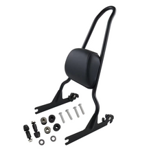 Load image into Gallery viewer, Detachable Motorcycle Backrest with PU Leather and Stainless Steel Frame
