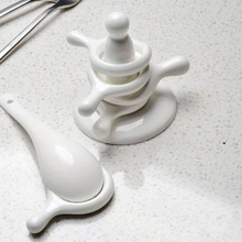 Load image into Gallery viewer, Ceramic Chopstick Holder and Spoon Rest Set for Elegant Table Setting
