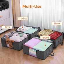 Load image into Gallery viewer, Clothes Storage Bag with See-Through Window and Foldable Design
