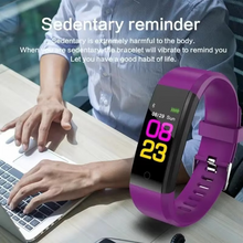 Load image into Gallery viewer, Waterproof Fitness Smart Watch with Heart Rate and Blood Pressure Tracking for Men and Women
