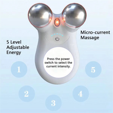 Load image into Gallery viewer, Dual-Head RF &amp; EMS Microcurrent Facial Rejuvenation Device
