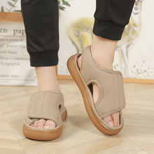 Load image into Gallery viewer, Wide Fit Adjustable Comfort Sandals with Arch Support
