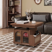 Load image into Gallery viewer, Solid Wood Lift Top Coffee Table with Hidden Storage and Convertible Design
