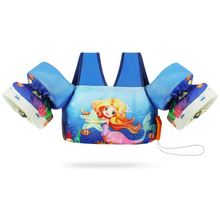 Load image into Gallery viewer, Kids Foam Life Vest with Arm Floats and Safety Whistle for Swimming and Kayaking
