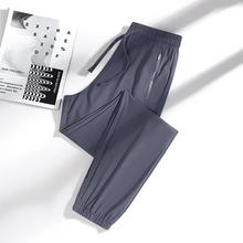 Load image into Gallery viewer, Ice Silk Unisex Summer Pants – Lightweight, Quick-Dry, Breathable, Loose Fit Straight Leg
