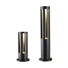 Load image into Gallery viewer, Outdoor LED Bollard Light - Sleek Black Garden Pathway and Lawn Illuminator
