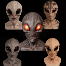 Load image into Gallery viewer, Ultimate Alien Encounter Latex Cosplay Mask
