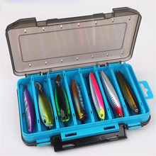 Load image into Gallery viewer, Double Sided Waterproof Fishing Tackle Box with U-Shaped Storage and Transparent Design
