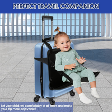 Load image into Gallery viewer, Portable Kids Travel Seat for Luggage, Folding Child Carrier Chair for Family Trips

