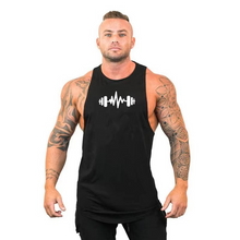 Load image into Gallery viewer, Men’s Cotton Hooded Sleeveless Tank Top – Athletic Workout Singlet for Gym and Training

