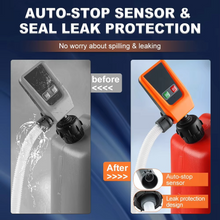 Load image into Gallery viewer, Advanced 3.2GPM Auto-stop DC 12V Fuel Transfer Pump with Leak Protection &amp; 4-Tank Adapter

