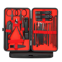 Load image into Gallery viewer, 16-Piece Stainless Steel Manicure and Pedicure Grooming Set
