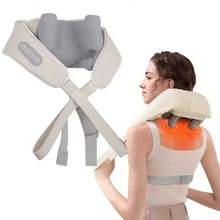 Load image into Gallery viewer, Wireless Neck and Shoulder Massager with Deep-Kneading for Back and Cervical Relief
