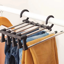 Load image into Gallery viewer, 5-in-1 Adjustable Closet Organizer Hanger
