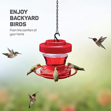 Load image into Gallery viewer, Garden Hummingbird Feeder with Ant and Bee Proof 8 Feeding Stations
