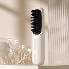 Load image into Gallery viewer, USB Rechargeable Ionic Hair Styler – Ceramic Straightening Comb
