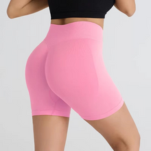 Load image into Gallery viewer, Seamless High Waisted Yoga Shorts for Women Tight Fit Hip Lifting Fitness and Running Shorts
