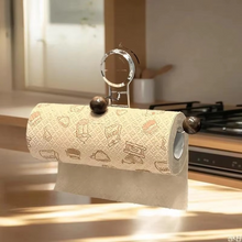 Load image into Gallery viewer, Suction Cup Stainless Steel Paper Towel and Tissue Holder
