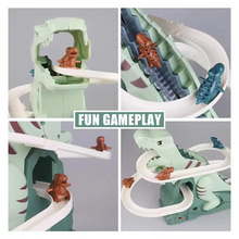 Load image into Gallery viewer, Dinosaur Adventure Playset with Electric Slide, Music, and Lights
