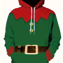 Load image into Gallery viewer, Christmas Cartoon Elk 3D Print Hoodie for Men and Women
