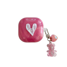 Load image into Gallery viewer, Cute Earbuds Case with Keychain for Samsung Galaxy Buds

