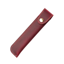 Load image into Gallery viewer, Genuine Leather Pencil Case, Travel Pen Sleeve for Journals and Fountain Pens
