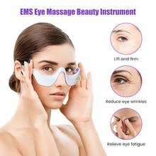 Load image into Gallery viewer, Under Eye Red Light Therapy Massager Glasses Microcurrent Eye Device for Dark Circles and Puffiness
