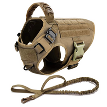 Load image into Gallery viewer, Tactical Dog Harness and Leash Set for Medium and Large Dogs
