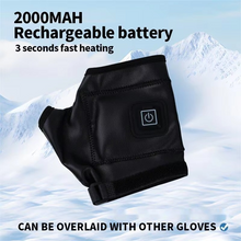 Load image into Gallery viewer, Unisex Heated Leather Winter Gloves for Driving and Outdoor Sports

