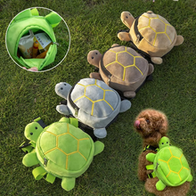 Load image into Gallery viewer, Turtle-Shaped Dog Snack Bag &amp; Pet Backpack – Soft, Portable &amp; Spacious
