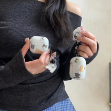 Load image into Gallery viewer, Cute Cartoon Cat Earphone Case with Mini Bell Pendant
