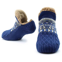 Load image into Gallery viewer, Ultra Cozy Non Slip Fleece Lined Winter Socks for Home and Sleep
